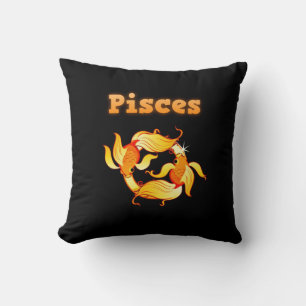 Pisces illustration cushion