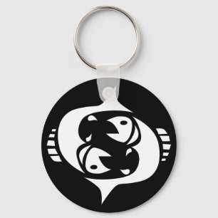 pisces key ring