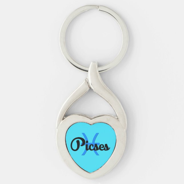 Pisces Key Ring (Front)