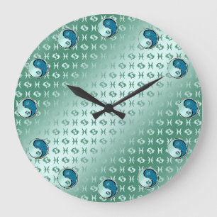 Pisces Large Clock