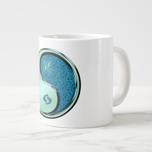 Pisces Large Coffee Mug (Front Right)