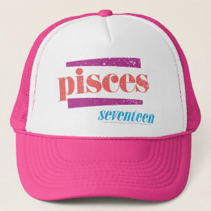 Pisces LtPink Trucker Hat