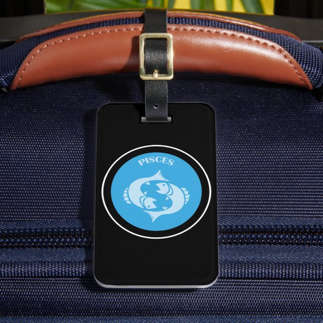 Pisces Luggage Tag  (Front Insitu 2)