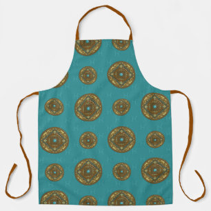 Pisces Mandala All-Over Print Apron