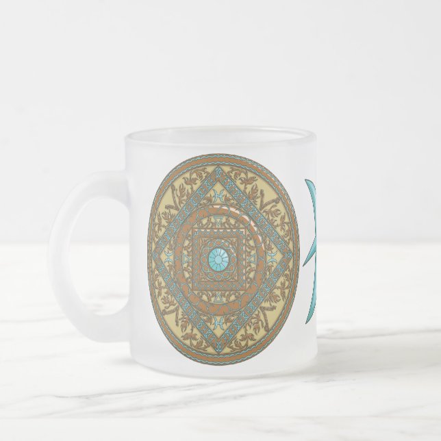 Pisces Mandala Mug (Left)