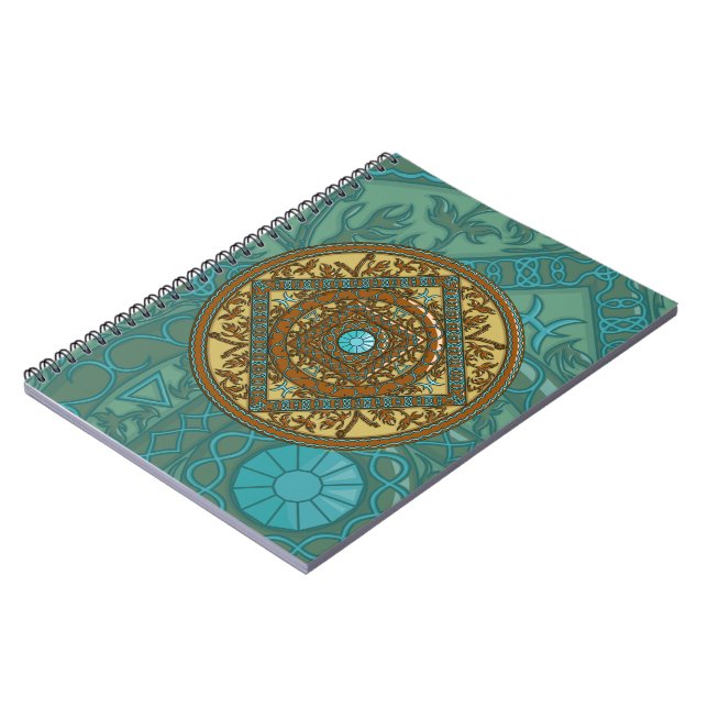 Pisces Mandala Notebook (Left Side)