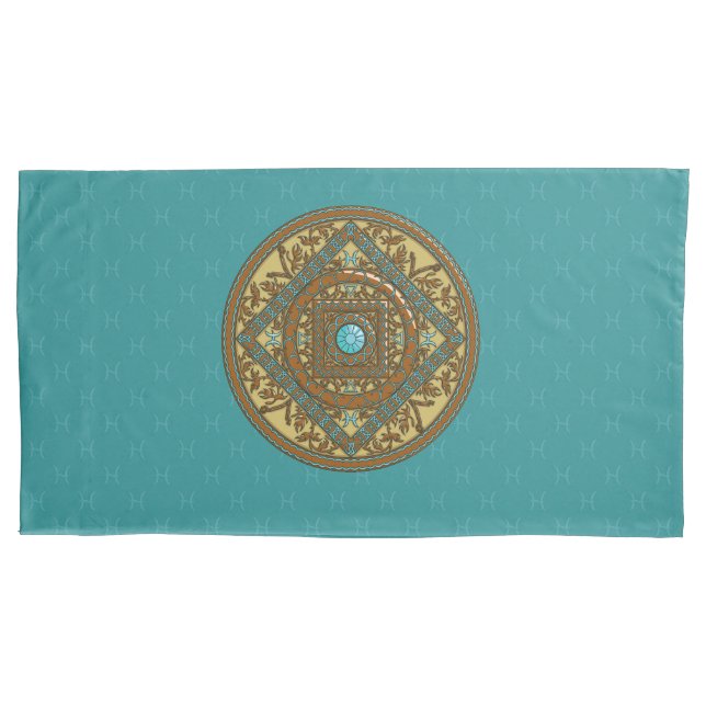 Pisces Mandala Pillowcase (Front)