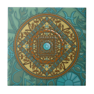 Pisces Mandala Tile