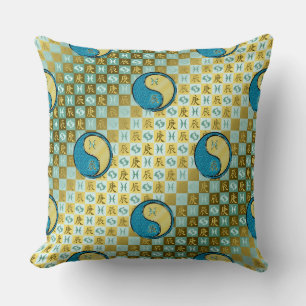 Pisces & Metal Dragon Cushion