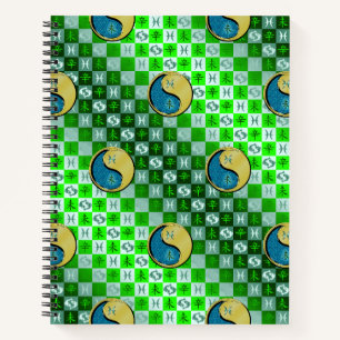 Pisces & Metal Goat Notebook