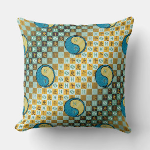 Pisces & Metal Horse Cushion