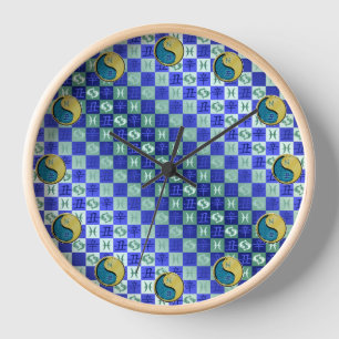 Pisces & Metal Ox Clock
