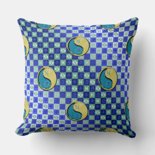 Pisces & Metal Ox Cushion