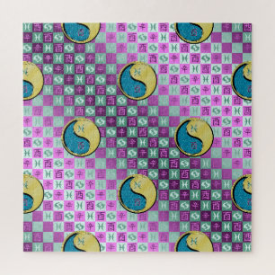 Pisces & Metal Rooster Jigsaw Puzzle