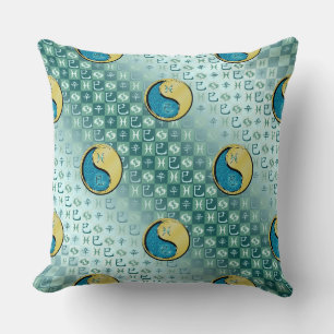 Pisces & Metal Snake Cushion