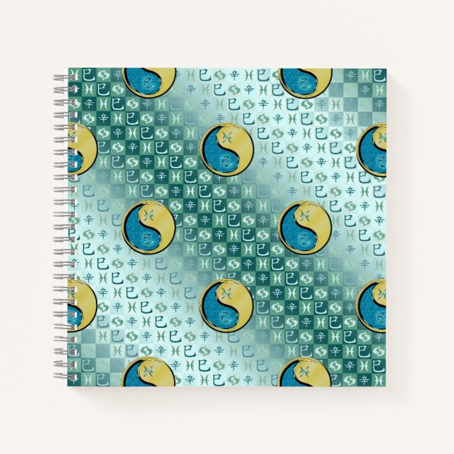 Pisces & Metal Snake Notebook (Front)