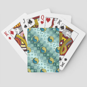 Pisces & Metal Snake Playing Cards