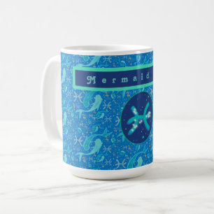 Pisces Modern Personalized Coffee Mug