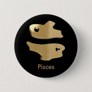 Pisces, Pesci 6 Cm Round Badge