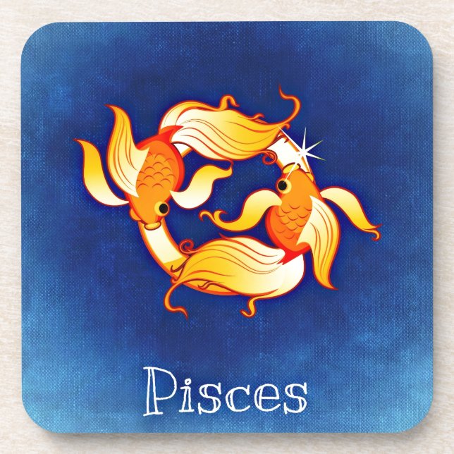Pisces, Pesci Coaster (Front)