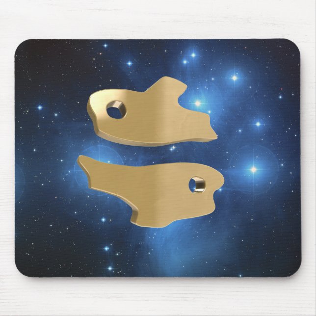 Pisces, Pesci Mouse Mat (Front)