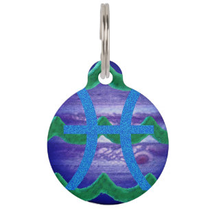Pisces Pet Tag