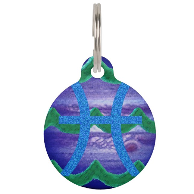 Pisces Pet Tag (Front)