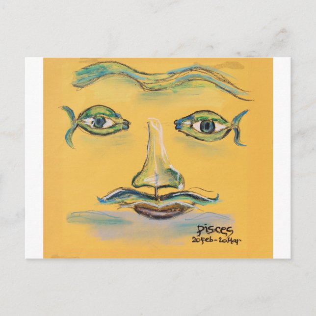 pisces postcard (Front)