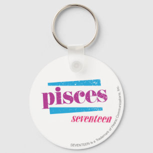 Pisces Purple Key Ring