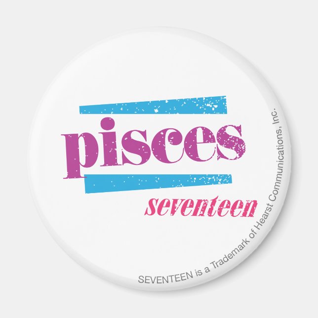 Pisces Purple Magnet (Front)
