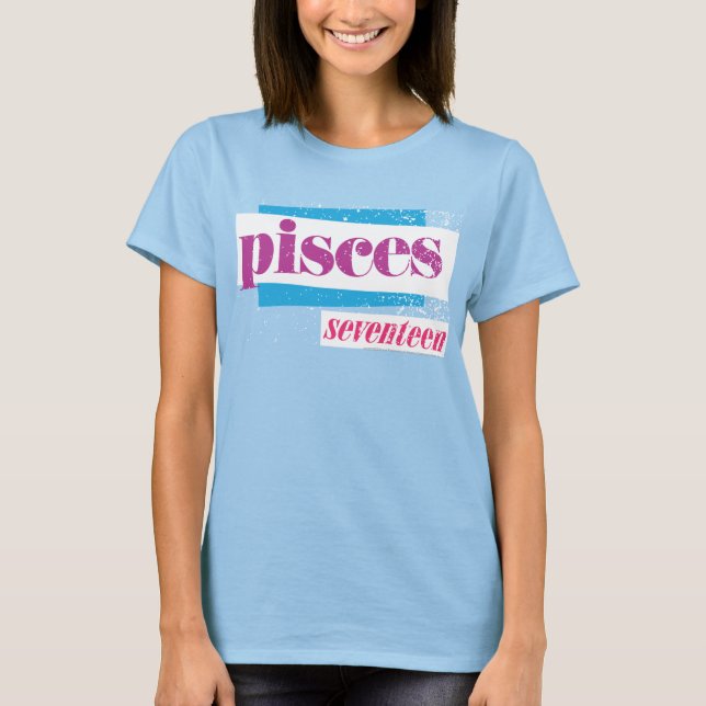 Pisces Purple T-Shirt (Front)