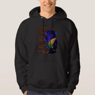 Pisces Queen I Am Stronger Birthday For Black Wom Hoodie