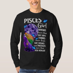 Pisces Queen Sweet As Candy Birthday For Black Wo T-Shirt