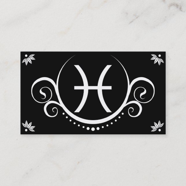 pisces sophistications business card (Front)