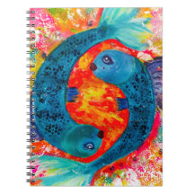 Pisces Spiral Notebook