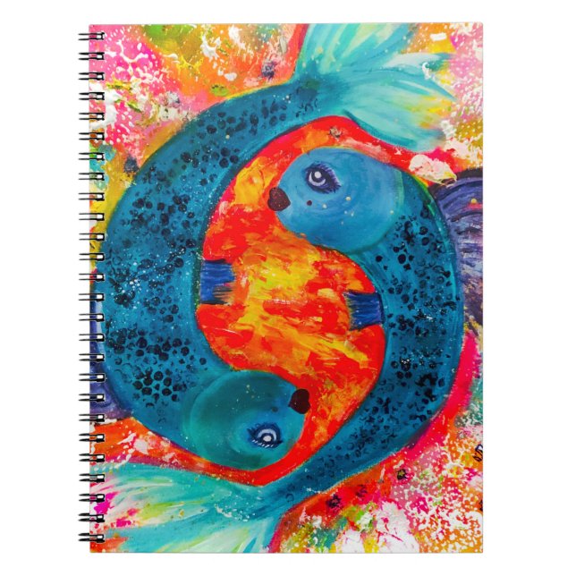 Pisces Spiral Notebook (Front)