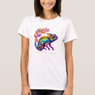 Pisces Spirit Animal Chameleon Alebrije Female T-Shirt