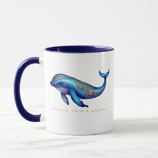 Pisces Spirit Animal Whale Alebrije Female Mug