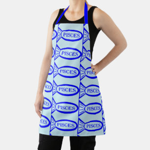Pisces Star Sign Fish Apron
