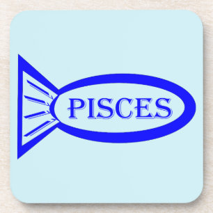 Pisces Star Sign Fish Coasters