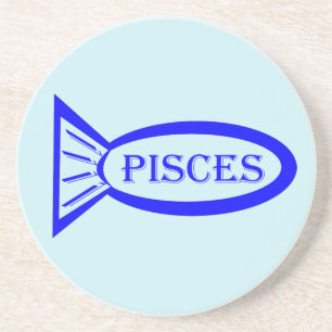 Pisces Star Sign Fish Coasters