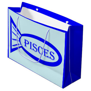 Pisces Star Sign Fish Custom Gift Bag