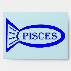 Pisces Star Sign Fish Envelopes