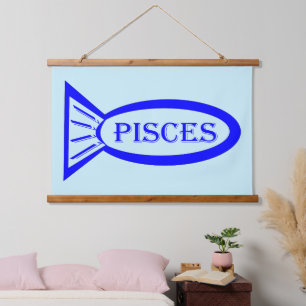 Pisces Star Sign Fish Hanging Tapestry