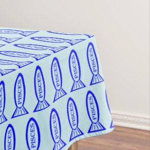 Pisces Star Sign Fish Tablecloth