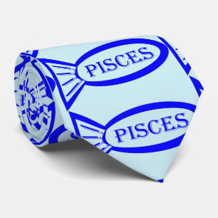 Pisces Star Sign Fish Tie