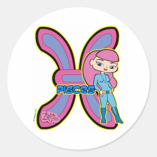 Pisces Stickers (Front)