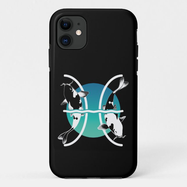 Pisces Symbol - Astrological Zodiac Sign Case-Mate iPhone Case (Back)