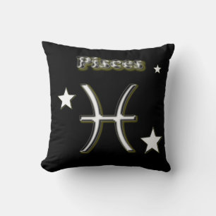 Pisces symbol cushion