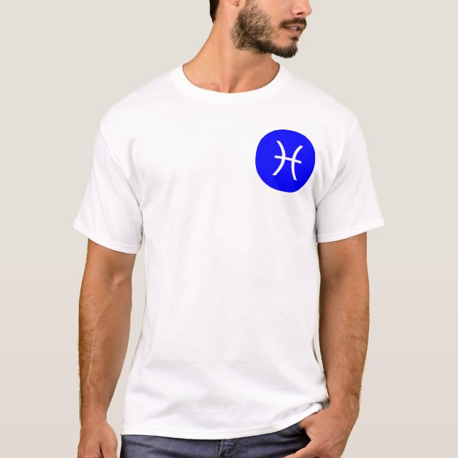 Pisces Symbol - Pocket T-Shirt (Front)
